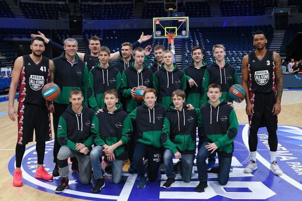 Баскетбольный клуб «Калий-Баскет» побывал на Матче звезд Единой лиги ВТБ в Москве