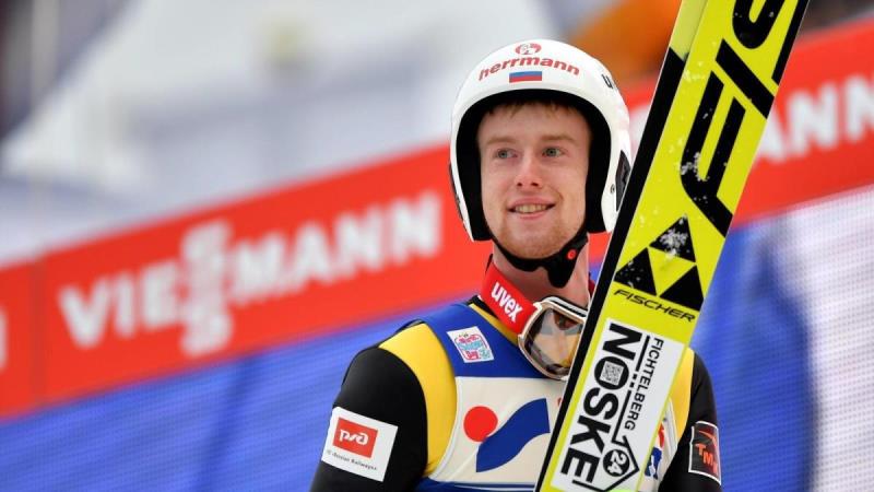Пермский летающий лыжник Евгений Климов забрал две золотые медали на открытии Континентального кубка