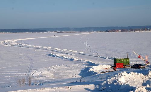 В Пермском крае открылась самая длинная в России ледовая переправа