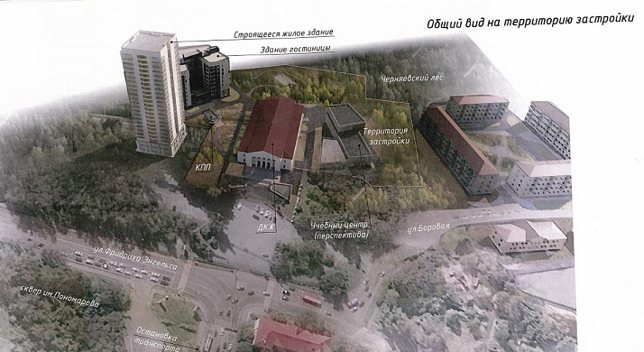 Компания «РЖД» выбрала альтернативную площадку для строительства гостиницы в Перми