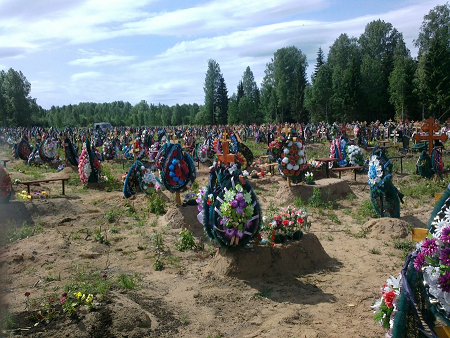 Продажа цветов на Северном кладбище в этом году может принести городскому бюджету 1,2 млн рублей