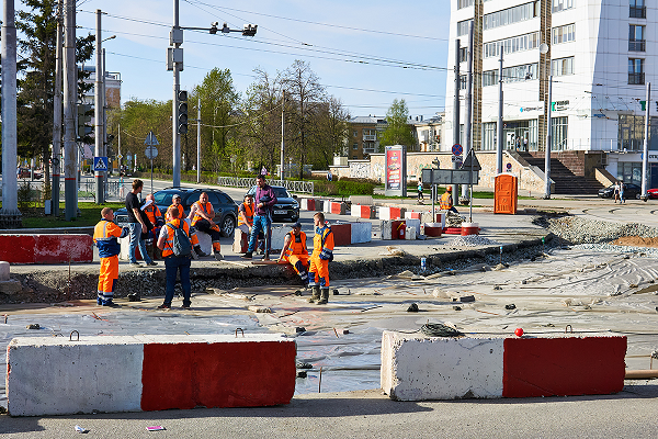 В Перми реконструкция улицы Карпинского завершится в 2021 году
