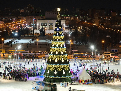 В Перми на изготовление светового купола для новогодней ели могут направить 2,6 млн рублей  