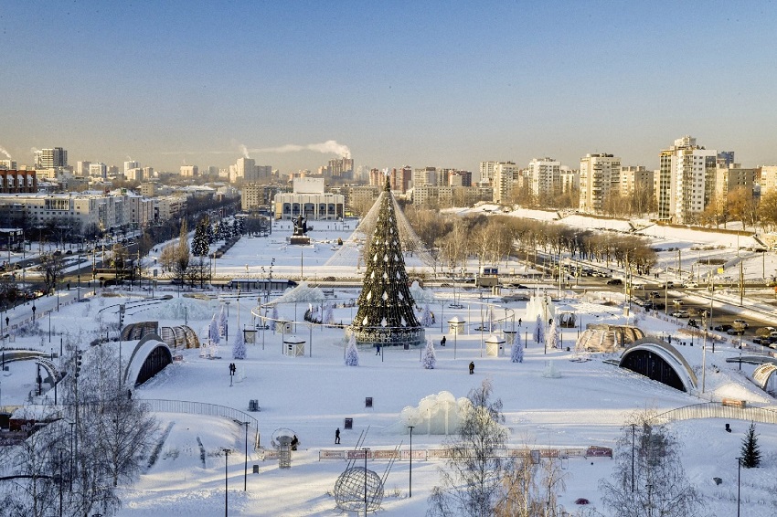 В результате оттепели пермский ледовый парк «Новогодье» временно закрыт