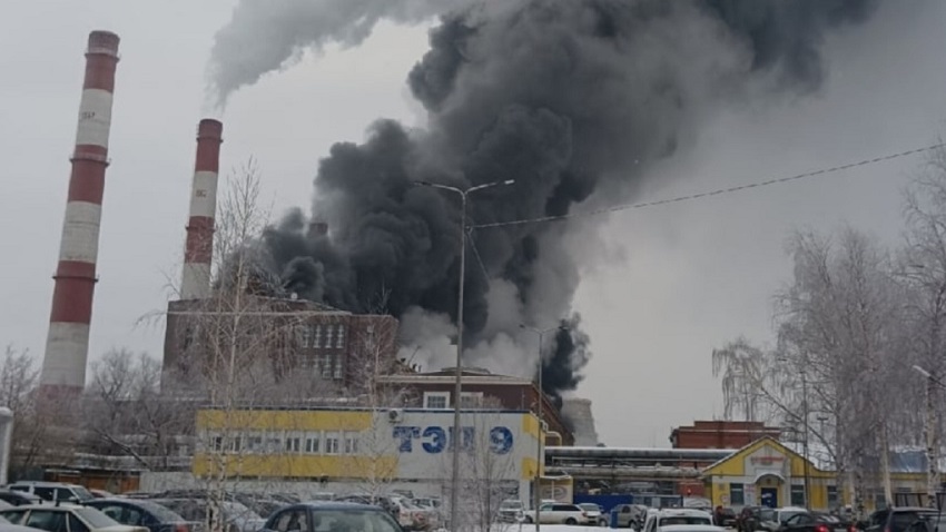 Ural Mash: в Перми во время пожара на ТЭЦ-9 пострадало три человека