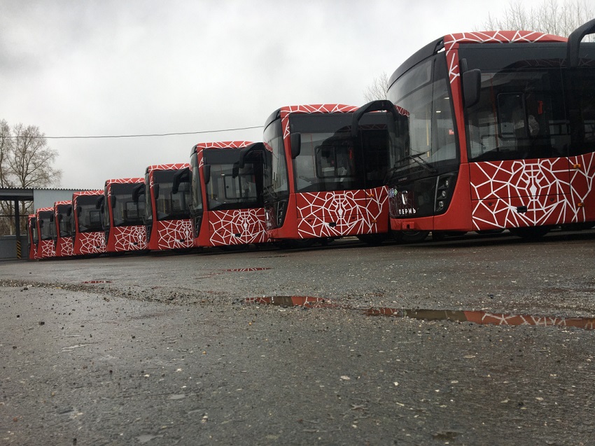 В Пермь поставили партию из 20 автобусов НефАЗ с опережением сроков