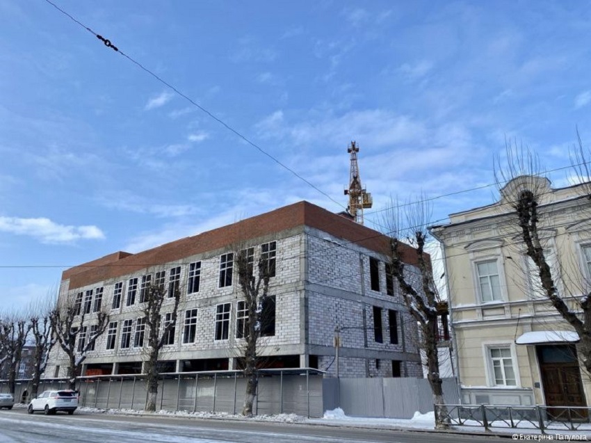 В центре Перми полностью возведен новый корпус гимназии № 17