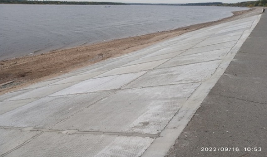 Краевое минприроды выявило множественные нарушения при укреплении берега водохранилища в Краснокамске