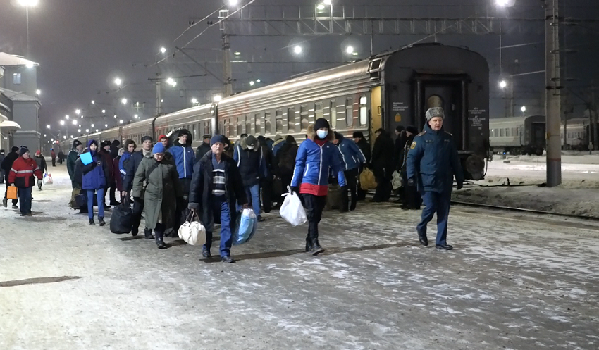Первая организованная группа вынужденных переселенцев из Украины, ДНР и ЛНР прибыла в Прикамье