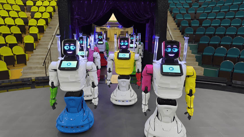 12 пермских роботов Promobot выступят на сцене Рязанского цирка