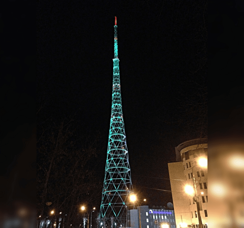 Пермская телебашня окрасится в цвета флагов Беларуси и России в честь Дня единения