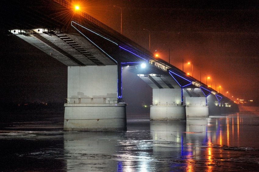 В Перми ночью 17 июня снова частично перекроют Коммунальный мост
