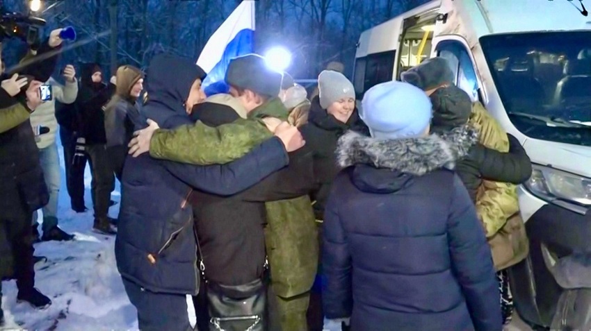 Восьмерых плененных военнослужащих Прикамья вернули из украинского плена 