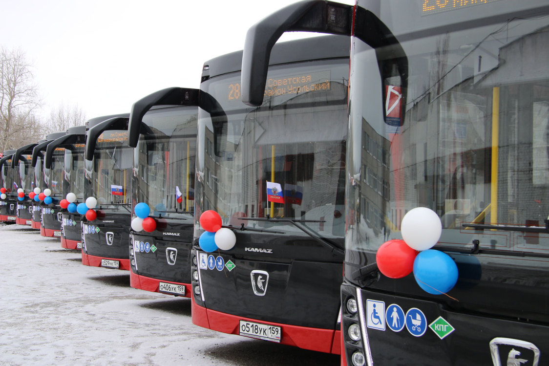 В Пермский край привезли 98 новых автобусов трех классов