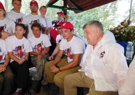 В Пермском районе волонтеры благоустраивают святой источник Трифона Вятского