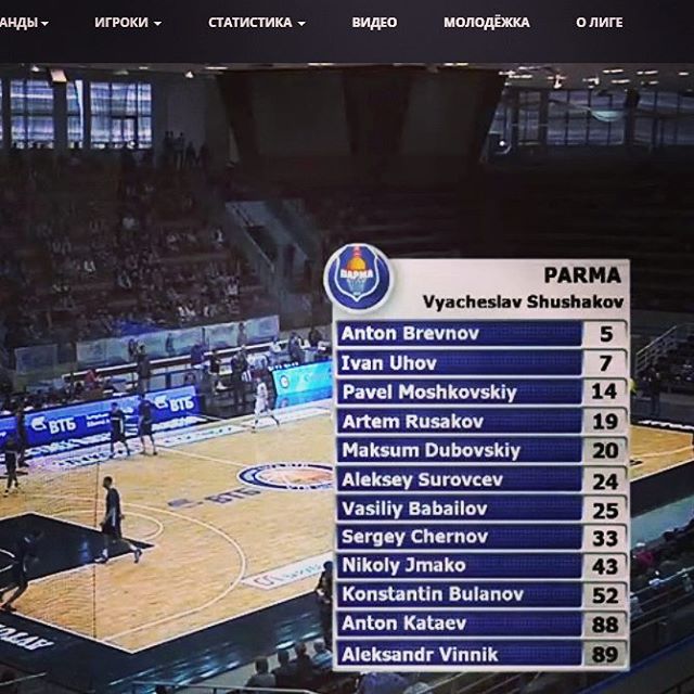 «Парму» на матче с «Автодором» представили в составе 2014-2015 года