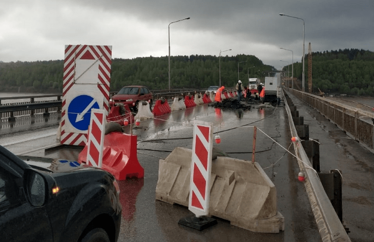 Очередные ремонтные работы на Чусовском мосту начнутся в 22:00 в воскресенье 30 августа