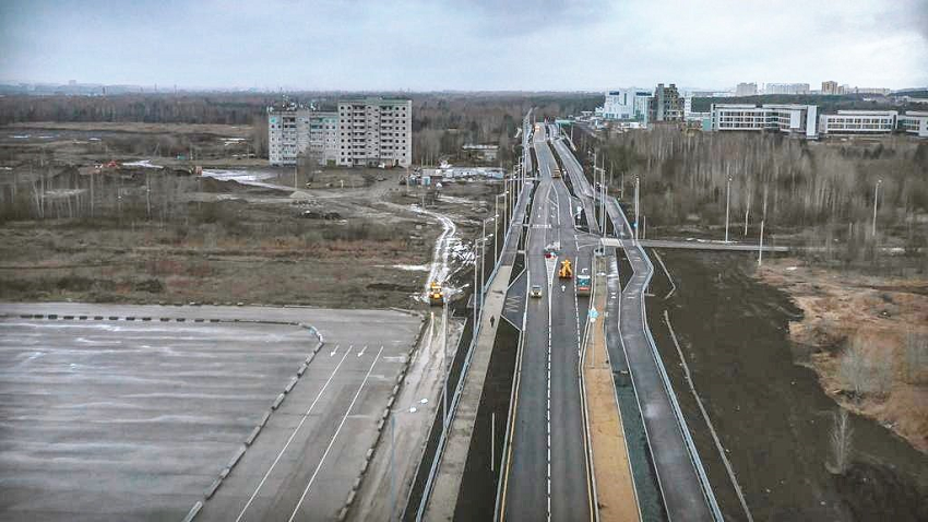 В Перми подходит к концу строительство дороги на улице Маршала Жукова к медцентрам в Камской долине