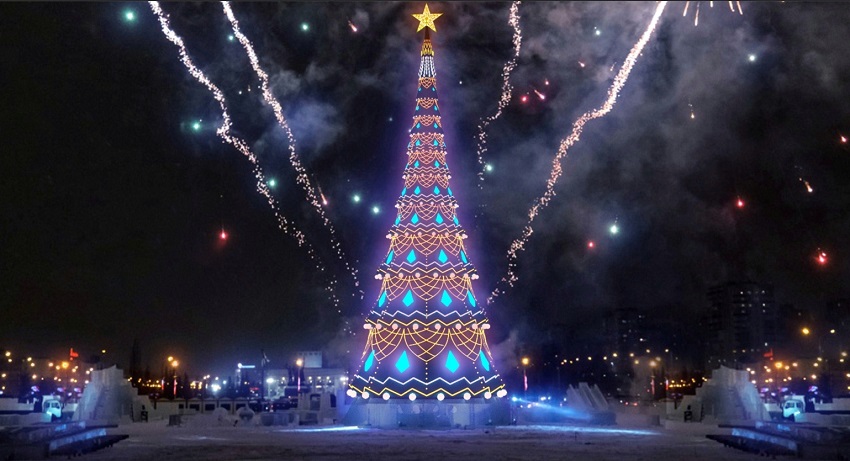 1 декабря зажгут огни на главной елке Перми