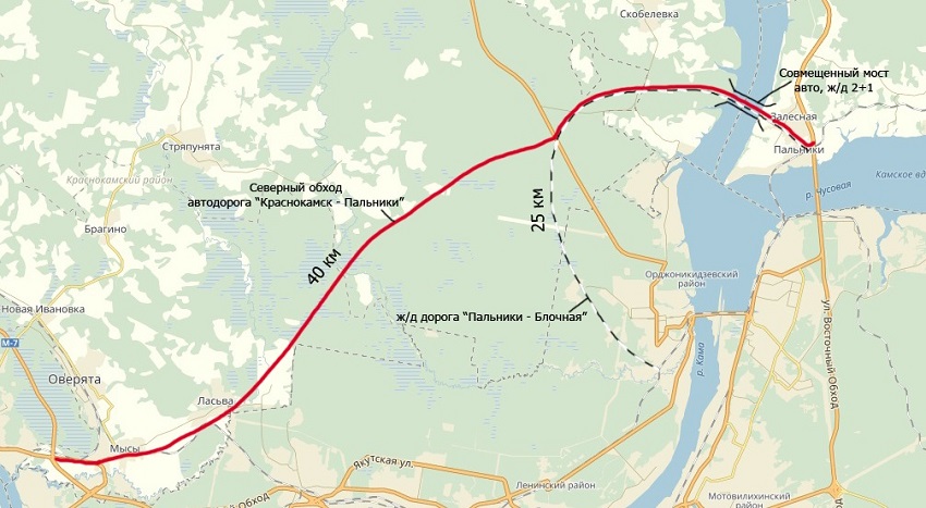 Строительство Северного железнодорожного обхода Перми запланировано на 2023-2024 годы