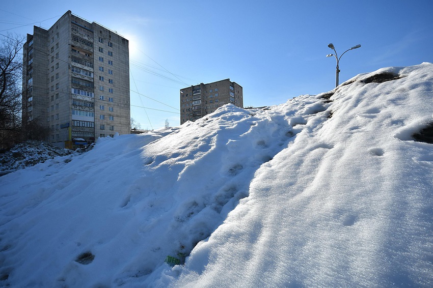 В Пермском крае зафиксированы самые высокие сугробы в России
