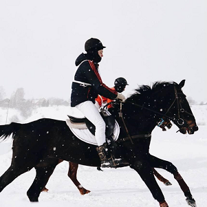 Очередные конно-спортивные соревнования «Снежные горизонты» состоялись в Пермском крае