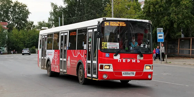 С 1 июня в Перми изменится движение автобусного маршрута №24 