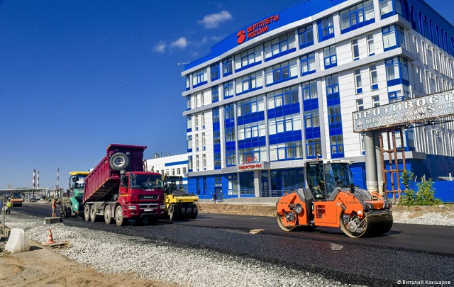 В Перми реконструкция улицы Героев Хасана в Перми завершится к сентябрю