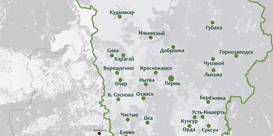 В Пермском крае больные коронавирусом выявлены на территории 21 муниципального образования