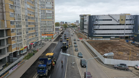 В Перми на следующей неделе откроется 4-полосное движение по улице Карпинского 