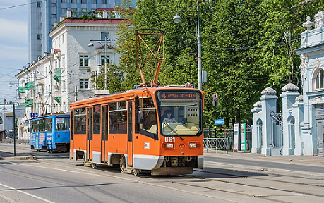 Пермские трамваи оборудовали системой учета пассажиропотока 