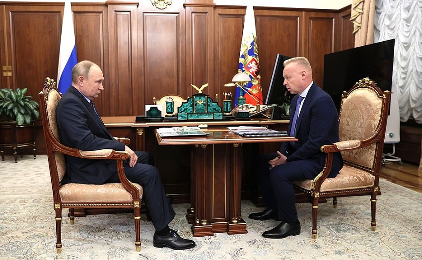 Президент России Владимир Путин обсудил с Дмитрием Мазепиным перспективы развития производства минеральных удобрений