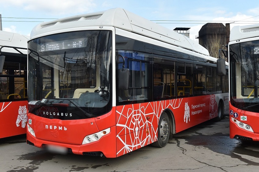 В центре Перми по трамвайным путям запустили автобусный маршрут