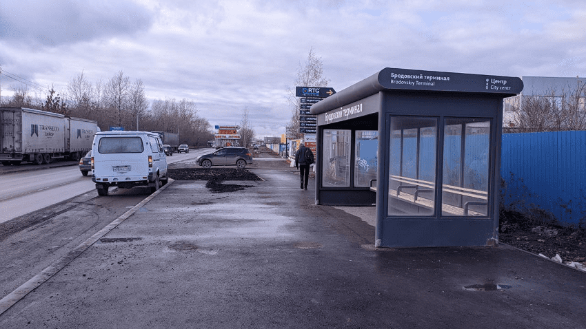 В Перми появится новая автобусная остановка в районе Бродовского тракта