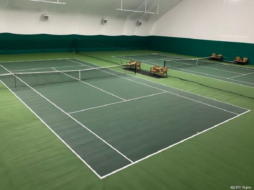  В Перми введут в эксплуатацию спорткомплекс с тремя теннисными кортами